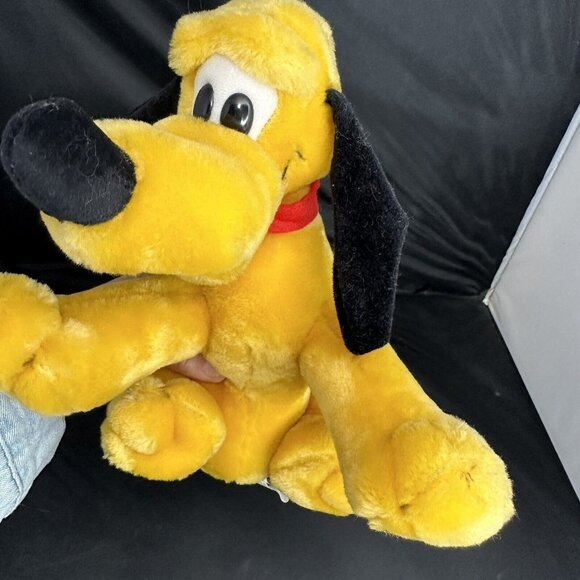 Vintage Walt Disney Co Pluto Plush Stuffed Animal Doll Toy Collectible Puppy - Picture 2 of 11